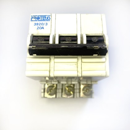 Proteus Geyer 3920/3 M9 20A 20 Amp 3 Pole Phase MCB Circuit Breaker Type 3